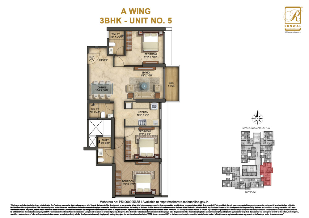 Timeless Runwal floorplan Image